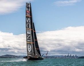Americas Cup sailing boat