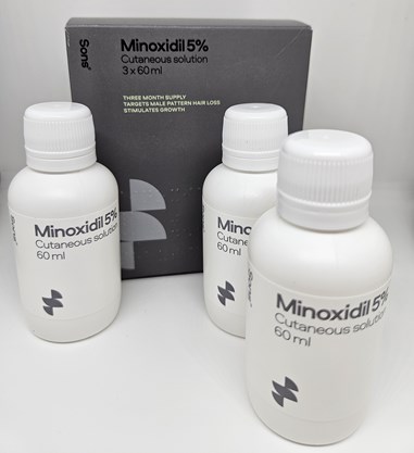 Minoxidil 5 solution 3 bottles
