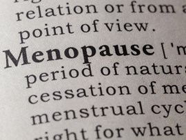 The definition of Menopause in a dictionary