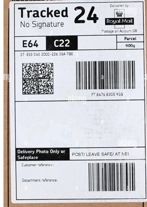 Royal Mail 24 hour tracked